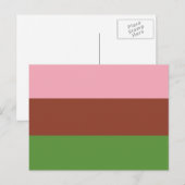Gynoseksuele Pride-vlag Briefkaart (Voorkant / Achterkant)