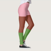 Gynoseksuele Pride Vlag Leggings (Rechts)