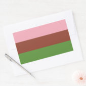 Gynoseksuele trots rechthoekige sticker (Envelop)