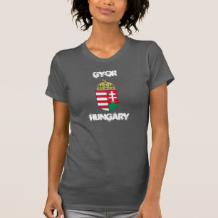 Gyor, Hongarije met wapen T-shirt