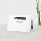 Gyosy-paarden rennen in het Wenskaart van de sneeu Kaart (Achterkant)