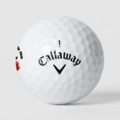 Gyotaku bloem hoofd vis premium golfbal 🥎🔥 golfballen (Logo)