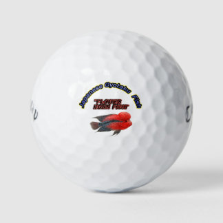 Gyotaku bloem hoofd vis premium golfbal 🥎🔥 golfballen