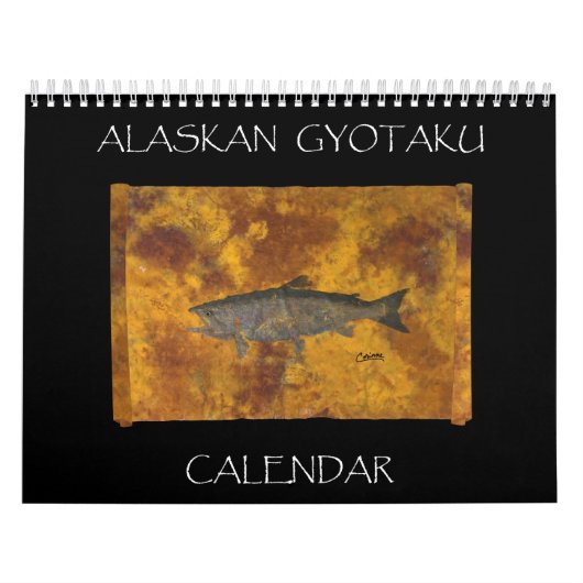 Gyotaku - Middelgrote agenda Kalender (Hoes)