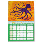 Gyotaku Octopus - Grote agenda Kalender (Mar 2027)