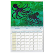 Gyotaku Octopus - Grote agenda Kalender (Jan 2027)