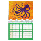 Gyotaku Octopus - Kleine agenda Kalender (Mar 2027)