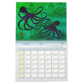 Gyotaku Octopus - Middelgrote agenda Kalender (Jan 2027)