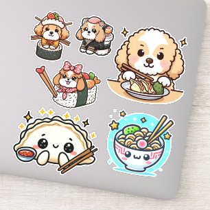 Gyoza Cavoodle Sticker