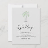 Gypsophila Baby's Breath Eenvoudige Elegante Trouw (Voorkant)