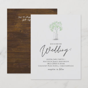 Gypsophila Babys Breath Simple Elegant Wedding