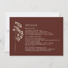 Gypsophila Botanische Biet Huwelijksdetails Kaart
