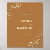 Gypsophila Goldenrod Baby's Poster met een groot h (Voorkant)