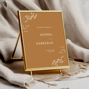 Gypsophila Goldenrod Baby's Poster met een groot h