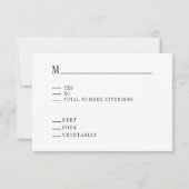 Gypsophila Stem Botanical Goldenrod Weddenschap RSVP Kaartje (Achterkant)