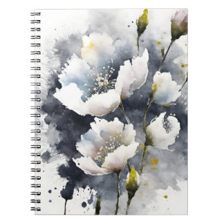 Gypsophila - Watercolor bloemen Notitieboek