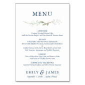 Gypsophila Wreath Menu Kaart (Achterkant)