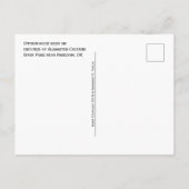 Gypsum Rock, Alabaster Caverns State Park, OK Briefkaart (Achterkant)