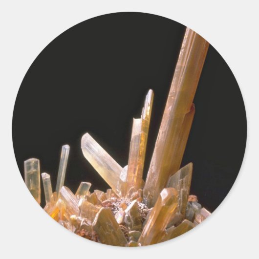 Gypsum Ronde Sticker (Voorkant)