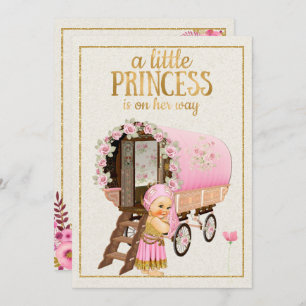 Gypsy Baby shower nodigt uit tot zigeunerhaat Baby Kaart