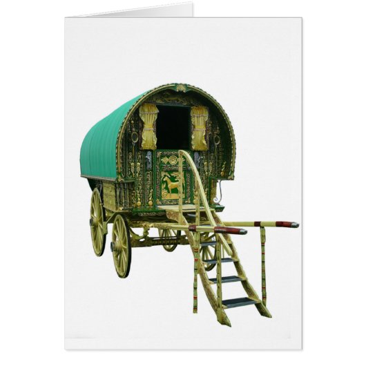 Gypsy bowtop caravan (Voorkant)