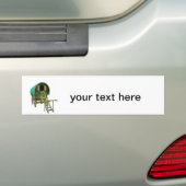 Gypsy bowtop caravan bumpersticker (Op auto)