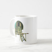 Gypsy bowtop caravan coffee mug koffiemok (Voorkant links)