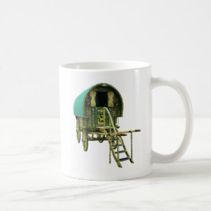 Gypsy bowtop caravan coffee mug koffiemok