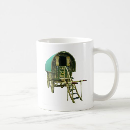 Gypsy bowtop caravan coffee mug koffiemok (Rechts)
