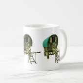 Gypsy bowtop caravan coffee mug koffiemok (Voorkant rechts)