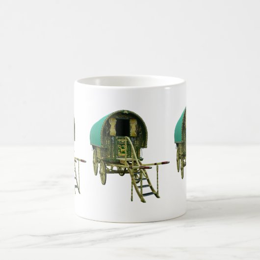 Gypsy bowtop caravan coffee mug koffiemok (Center)