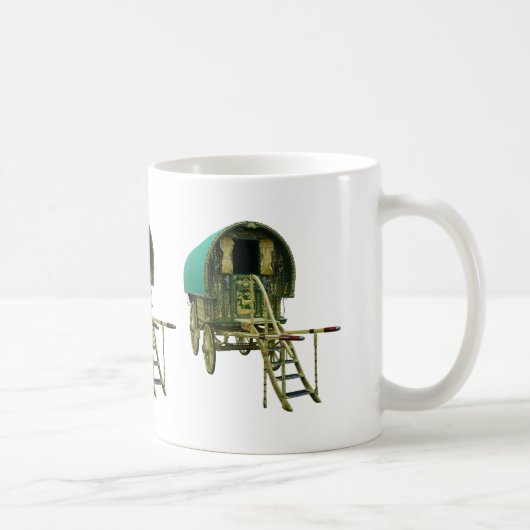 Gypsy bowtop caravan coffee mug koffiemok (Rechts)
