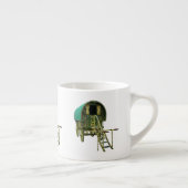Gypsy bowtop caravan espresso kop (Rechts)