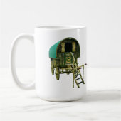 Gypsy bowtop caravan koffie mok (Links)