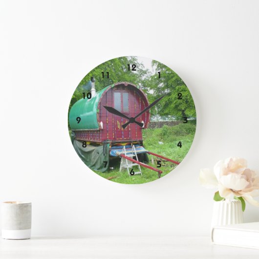 Gypsy bowtop wagon grote klok (Huis)