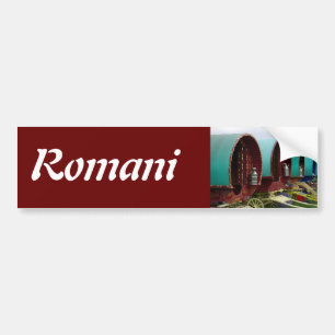 Gypsy caravan bumpersticker
