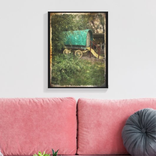 Gypsy Caravan Canvas Afdruk (Insitu (Woonkamer))