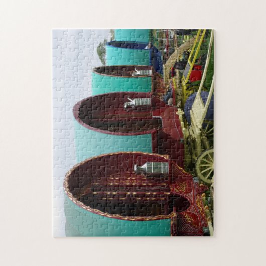 Gypsy caravan legpuzzel (Verticaal)