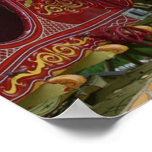 Gypsy caravan poster (Hoek)