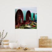 Gypsy caravan poster (Keuken)