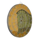 Gypsy caravan wagon dartbord (Voorkant Links)