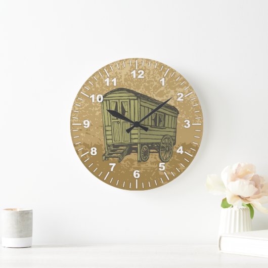 Gypsy caravan wagon grote klok (Huis)