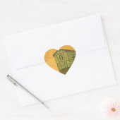 Gypsy caravan wagon hart sticker (Envelop)