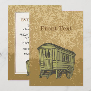 Gypsy caravan wagon kaart