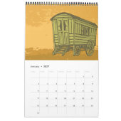 Gypsy caravan wagon kalender (Jan 2027)