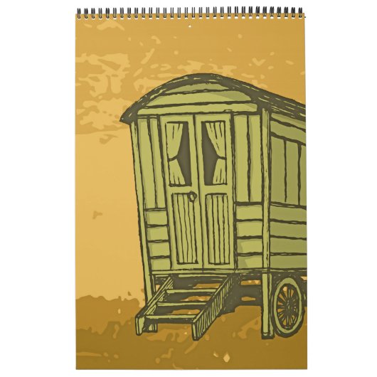 Gypsy caravan wagon kalender (Hoes)