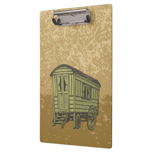 Gypsy caravan wagon klembord (Links)