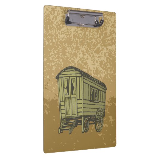 Gypsy caravan wagon klembord (Rechts)
