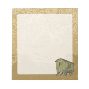 Gypsy caravan wagon notitieblok