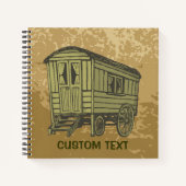 Gypsy Caravan Wagon Notitieboek (Voorkant)